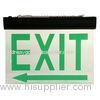 Automatic Maintained Double Sided Exit Signs For Ceiling Surface Suspended