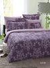 Classical Purple Cotton Bed Set , Single Queen and King Size 200TC