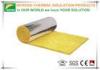 Yellow Blanket Insulation Glass Wool felt fireproof sound absorption