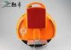 Orange Outdoor Mobility One Wheel Stand Up Scooter Gyro Stabilized Unicycle