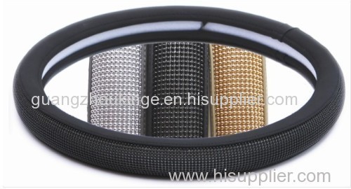 fashion design bead rubber molded steering wheel cover auto accessories