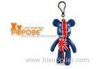 3D Personalized Customised Key Chains / UK Flag PVC Key Holder
