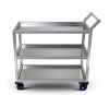 3-Shelf heavy duty stock cart with wheels