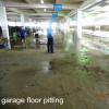 how to repair a pitted concrete garage floor