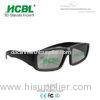 Plastic ABS Frame Polarized Linear Imax 3D Glasses With 0.29 - 0.4mm TAC Filter Lens