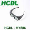Fashion LCD Projector DLP Link Active Shutter 3D Glasses With PC Frame / 1.6mm LCD Lens