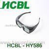 Fashion LCD Projector DLP Link Active Shutter 3D Glasses With PC Frame / 1.6mm LCD Lens