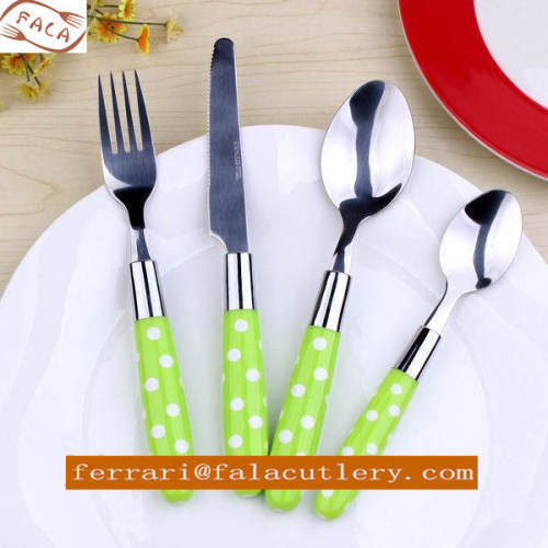 Customized Mainstays Bulk Christmas Plastic Handle Cutlery