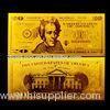 2 sided Gold plated us dollar banknotes $20 bills with SGS Certification