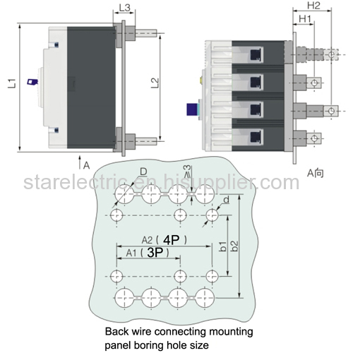 Residual current operated circuit breaker series KXM2LE-100-800