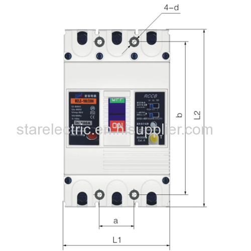 Residual current operated circuit breaker series KXM2LE-100-800