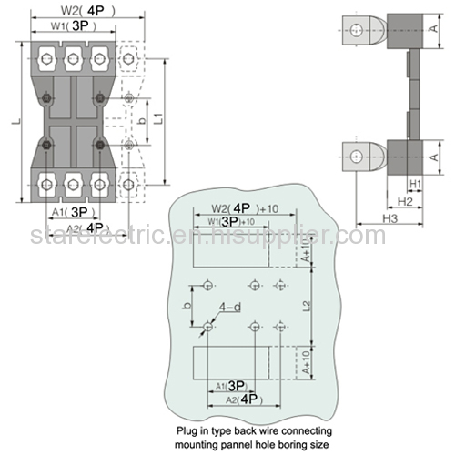 Residual current operated circuit breaker series KXM2LE-100-800