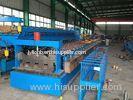 4KW Galvanized Metal Deck Roll Forming Machine with PLC Controller , Touch Screen Operation