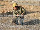 Polyethylene Coated Wire Gabion Mesh PE Coated Hexagonal Gabion Wire