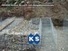 PVC Coated Galvanized Galfan Gabion Boxes Double Twisting Grid Reinforced Structure