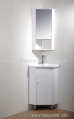 57CM PVC corner bathroom cabinet in triangle size cabinet vanity