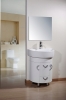 60CM PVC bathroom cabinet floor stand cabinet vanity for sale round size