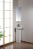 38CM PVC small corner basin bathroom cabinet floor stand triangle size vanity