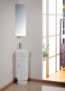 31CM PVC smallsize corner bathroom cabinet floorstand vanity cheap for promotion