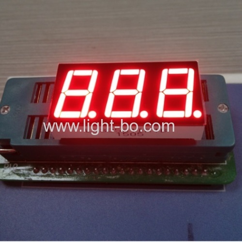 Super bright Red Common Anode 0.56" 3 Digit 7 Segment LED Display for Instrument Panel