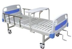 Hot Sale Stainless Steel Two-crank Manual Hospital Bed