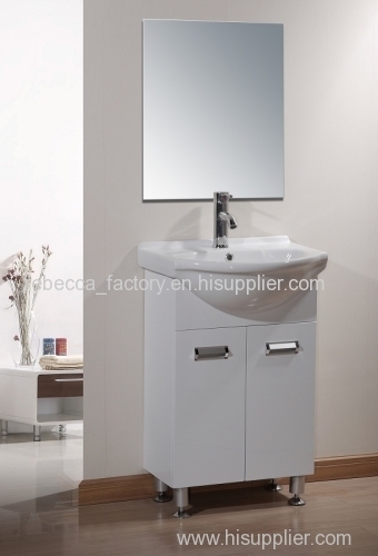 50CM PVC small bathroom cabinet floor stand cabinet vanity for sale simple style