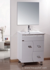 60/70/80CM PVC bathroom cabinet floor stand cabinet vanity for sale