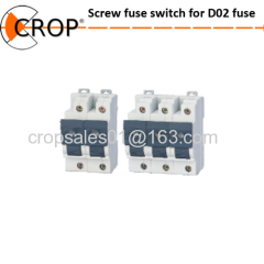 Screw fuse switch for D02 fuse