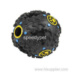 Dog food treated ball