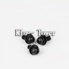 good quality black knurled thumb screw