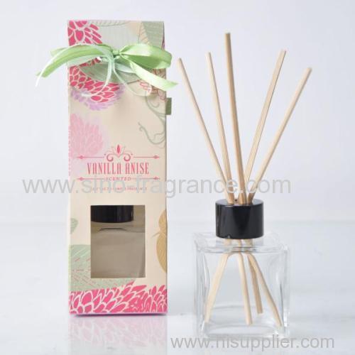 home fragrance 100ml aroma reed diffuser/100ml diffuser with rattan sticks 1850