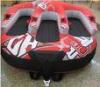 Big Inflatable Water Parks for adults / kids , PVC double people water skiing tube