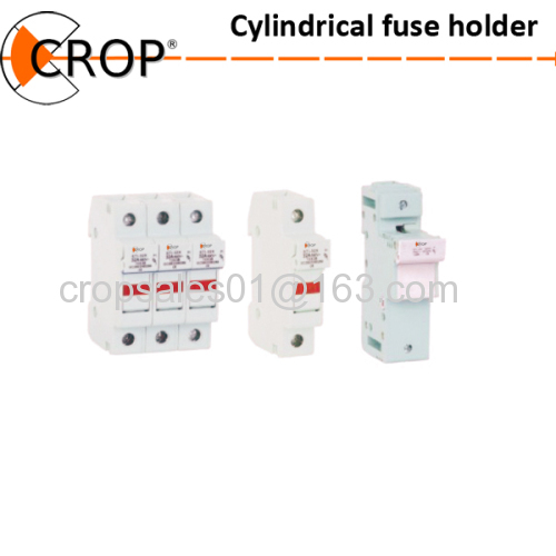 Cylindrical fuse holder with lamp/without lamp