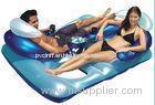 Double bed inflatable mattresses with logo printing for swimming