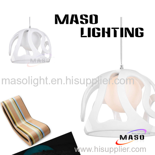 Contracted and contemporary restaurant bar indoor resin pendant lamp E27 base led 3w bulb P1006