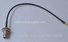 Custom RF Cable Assembly TNC Female To MMCX Male Connector DC - 3GHz