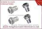 3/4 inch 1 inch Flexible Conduit Fittings Outlet Box Screw Connector with Locknut