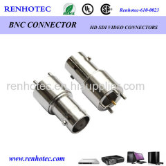 rf connectors pcb mount bnc connectors