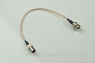 75 ohm RF Cable Assembly BNC Female To BNC MAle for Wireless Industrial