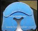 Comfortable Inflatable Travel Neck Pillow 0.4mm flocked PVC EN71 / Reach5 , 6P