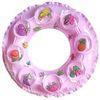 Fruit / fish pringting pvc bubble inflatable swim rings , inflatable swimming tubes