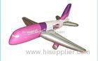 Novelty Inflatable plane Toys with Logo pringting 20 * 40cm 0.2 mm en71