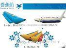 EN71 / Reach5 , 6P PVC Inflatable Fishing Boats , yellow Inflatable Banana Boat