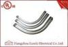 1&quot; 2&quot; Intermidiate Metal Conduit Bending Zinc Plated Plastic Cap / Head , Thread Both End