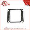 Two Gang Electrical Square Outlet Cover Without Screws , 1.0mm to 1.6mm Thickness