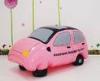 65 * 30CM Inflatable Toys with Logo customized , PVC pink car toys for kids play