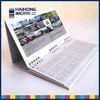 Personalized Wire O desktop calendar printing in glossy coated art paper