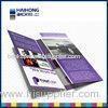 Double sides coated art paper trifold brochure printing , booklet printing services