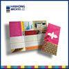 128 gsm glossy coated paper giveaway business brochure printing varnishing , UV
