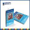 A4 Spiral Bound Book Printing glossy surface finish with 350gsm coated art paper
